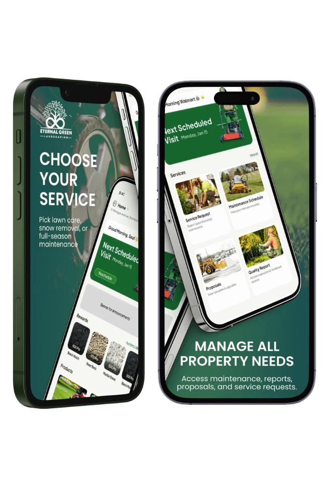 Eternal Green App — Lawn & Snow Care at Your Fingertips